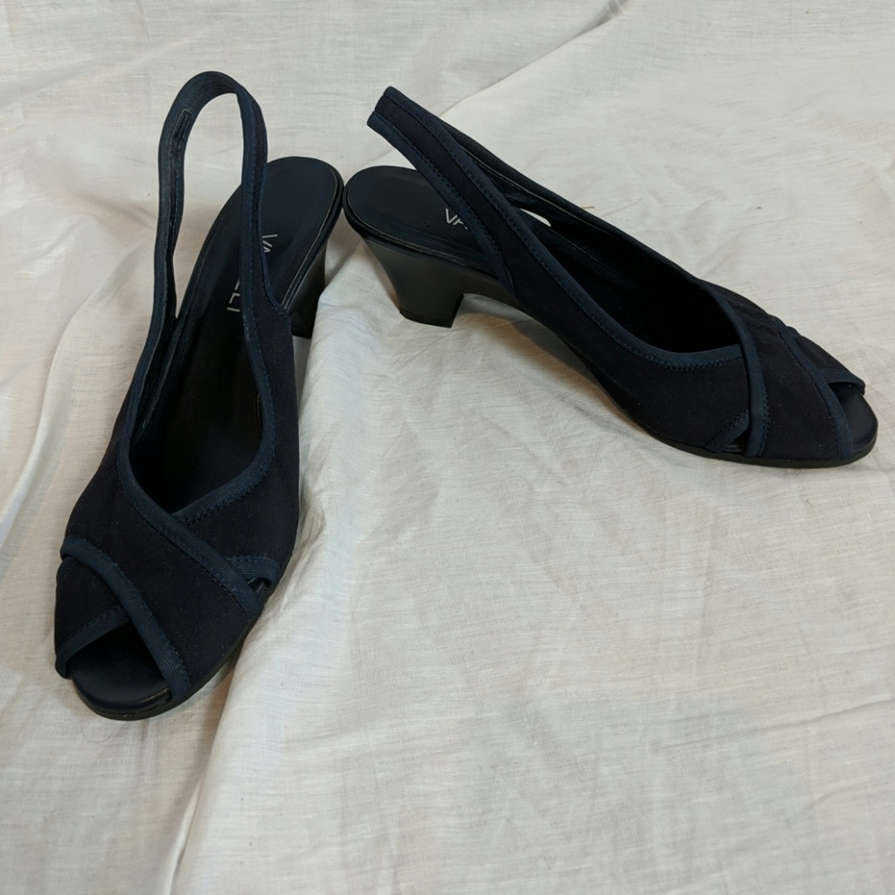 Dark blue heels